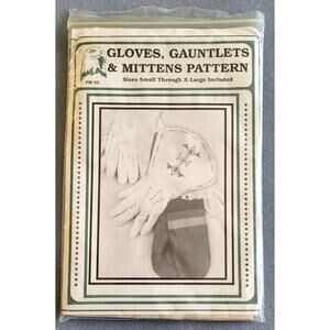 EAGLES VIEW PATTERNS-Gloves, Gauntlets & Mittens Pattern/5 sltyles-Sz S,M.L,XL